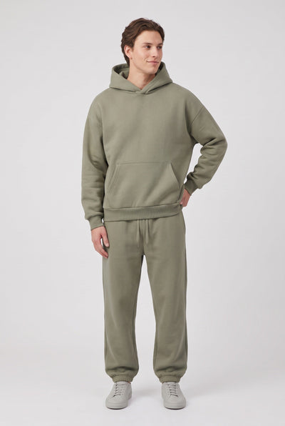 Survêtement Homme | Capuche Doublée Coupe Oversize Poche Kangourou - 8