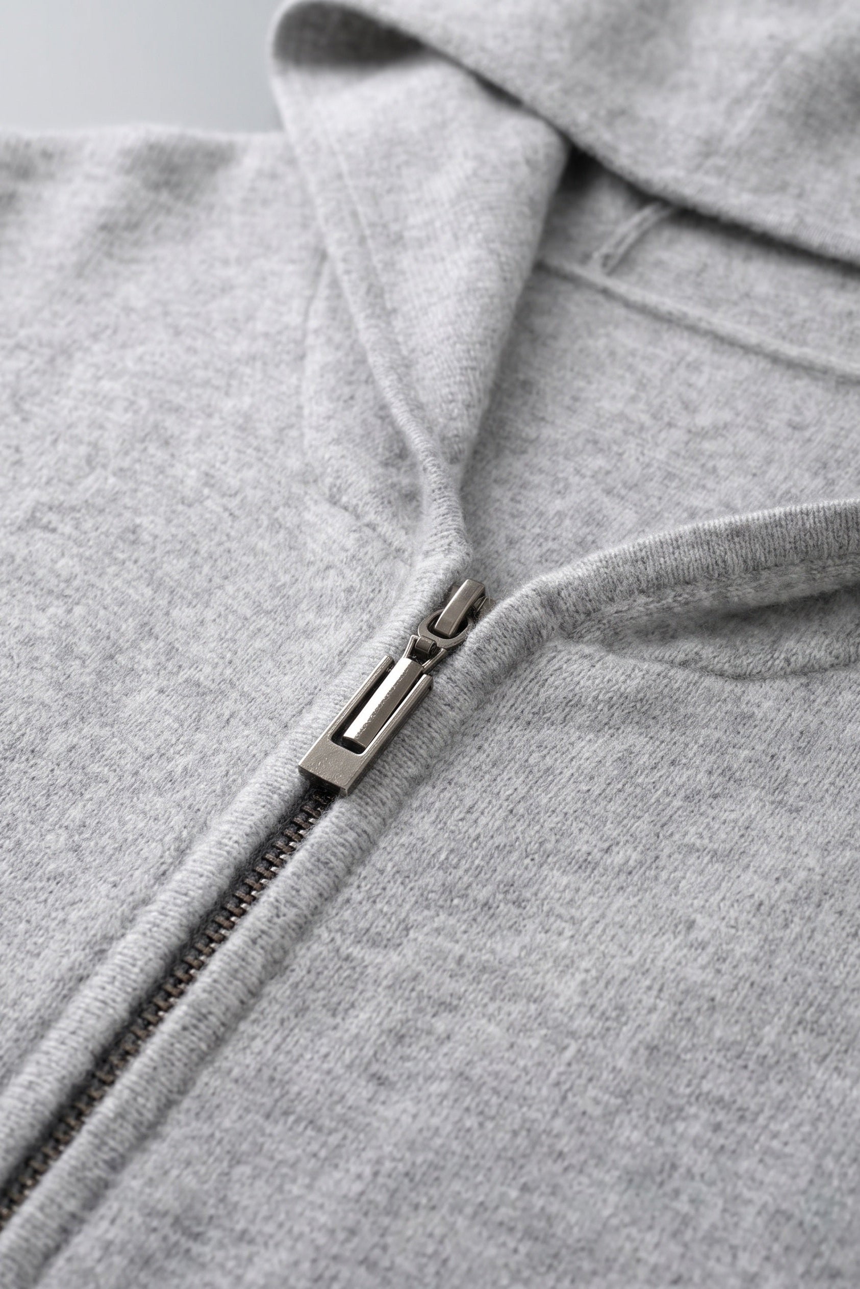 Survêtement Homme | Zip Intégral Capuche Poches Devant Maille Chinée - 3