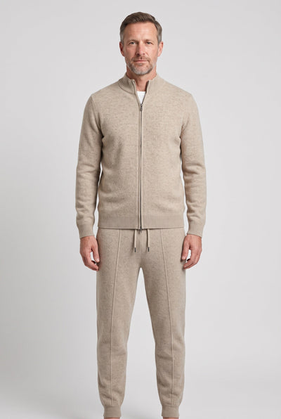 Survêtement Homme | Zip Intégral Col Cheminée Pli Marqué - 1