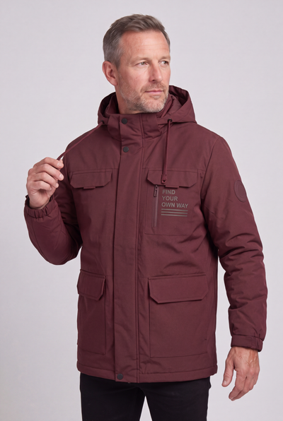 Veste Homme | Déperlante Zippée Capuche Amovible Poches À Rabat - 9