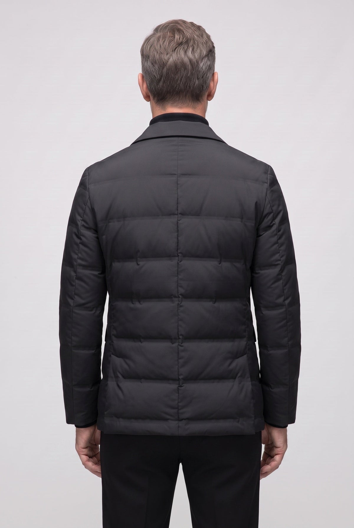 Veste Homme | Matelassée Deux Boutons Col Cranté - 2