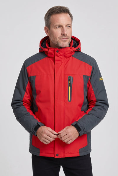 Veste Homme | Zip Sous Rabat Déperlante Capuche à Cordon - 6
